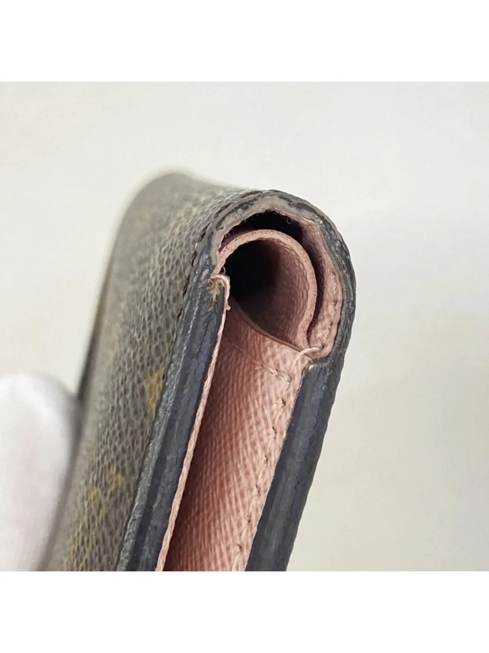 Louis Vuitton Trifold Wallet Monogram Portefeuille Victorine Rose Ballerine